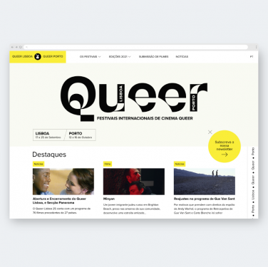 Queer Lisboa website